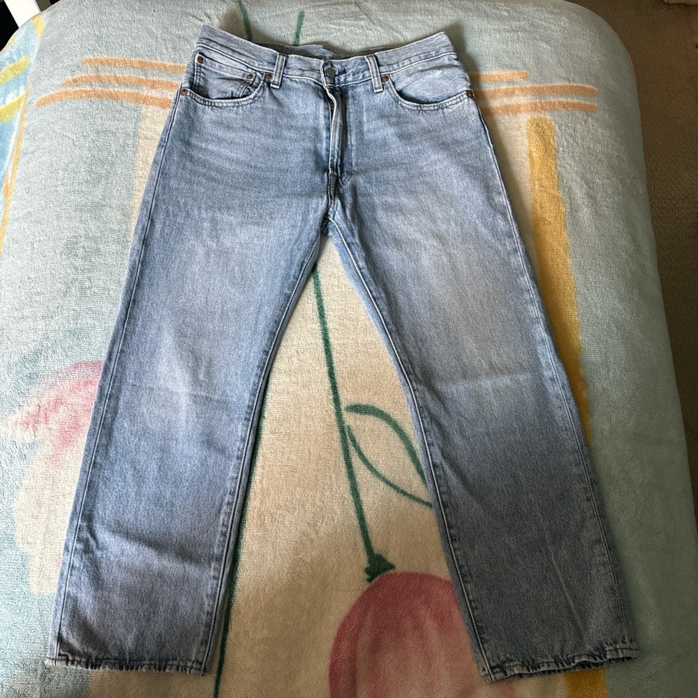 Levis high waisted straight leg jeans